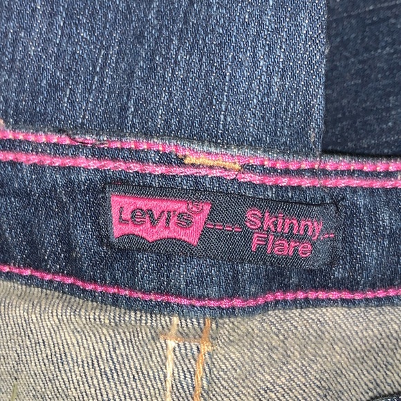 Levi’s “Skinny flare” NWOT blue denim jeans size 12 - Picture 4 of 4